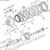 Диск фрикционный медный [16Y-15-09000, 154-15-12715] (SD16) {D=400, внутренний зуб} — изображение 2