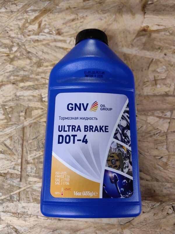 Жидкость тормозная DOT-4 GNV {455ml} /25